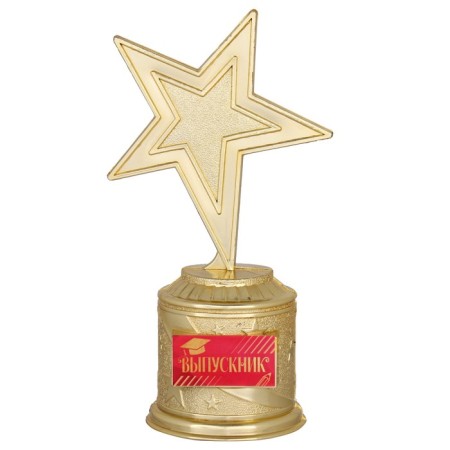 Figure of a casting star on graduation "graduate", 16 x 6 cm