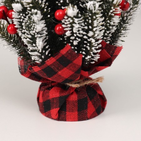 Christmas tree decor "snowy, with berries, in the bag" 17x10 cm-2