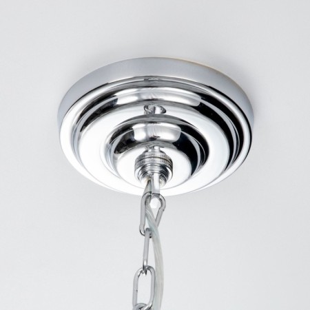 Suspended Citilux “Ingvar” CL334261, 47.5x47.5x110 cm, 6x60W, e14, gray color.-25