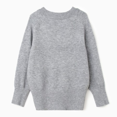 Jumper female, gray color, size One size (44-48)-4
