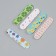 File - emery, abrasiveness 180/180, 8 cm, packing 20 pcs, drawing mix