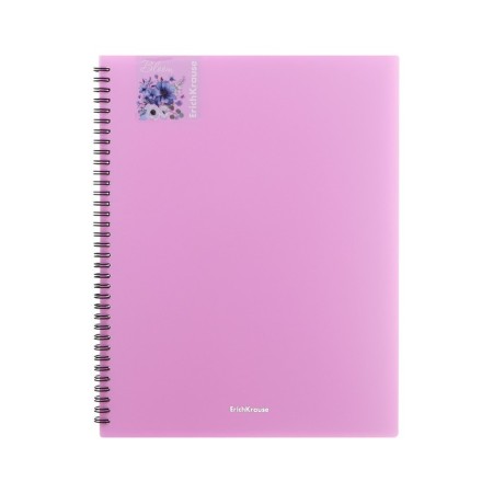 Folder 20 inserts on spirals, A4, 600 μm, Erichkrause "Matt Pastel Bloom", texture "Sand", mix-2