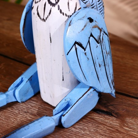 Souvenir "Pelican" hanging paws, wood 40 cm-4