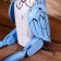 Souvenir "Pelican" hanging paws, wood 40 cm