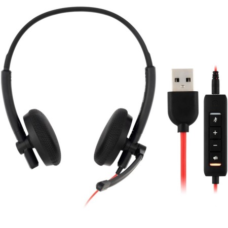 Headphones with a microphone has-l900 black 1.6m overhead heading (1532022)-4