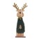 New Year's decor "Deer with a Christmas tree" 12.5 × 5.5 × 29 cm, green