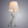 Bobby table lamp, 1x40W E27, white color