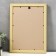 Photo frame plastic 25x35 cm, gold (plastic screen)