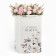 Carriage for colors with a liner for fixation, "the most tender", white, 35 x 20 x 20 cm