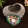 Candy "Flowers. View 5", heart, 20x18 cm