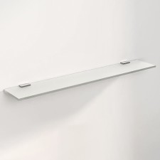 Glass Domino shelf, 12x70 cm, matte