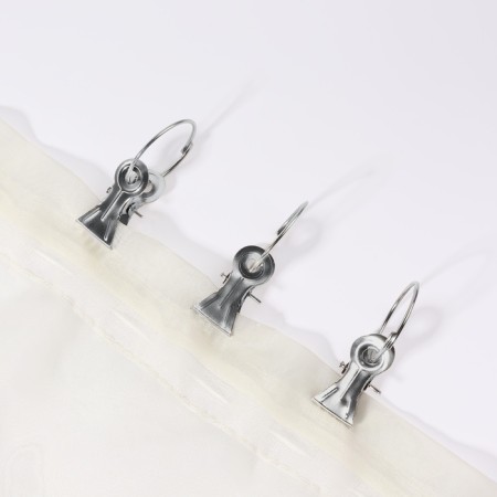 Ring for the cornice, with a clamp, d = 30/33 mm, silver color-1