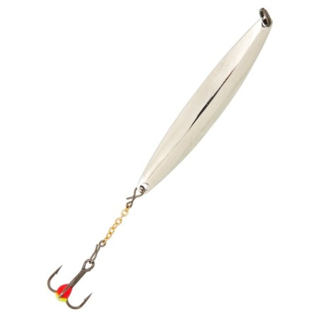 Vertical Winter Lucky John Nail Blade with a chain and a tee, 4.5 cm, s blister