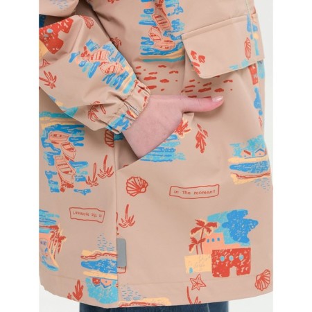 Vetrovka for girls, height 140 cm, sandy color-7
