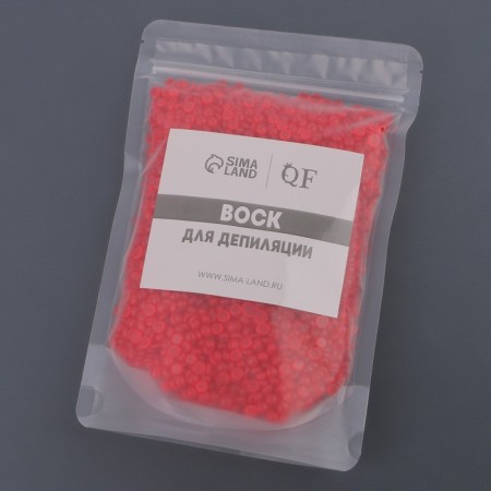 Wax for depilation, film, in granules, 300 gr, red color-8