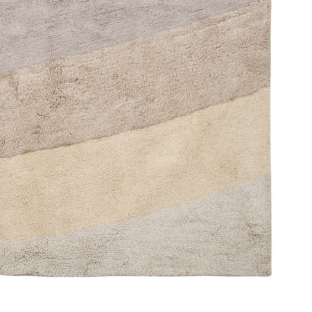 Cotton carpet with a drawing Rice Plantation Terra, size 200x300 cm-10