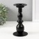 Summary metal per 1 candle d = up to 5 cm "Arne" black 9x9x19.5 cm