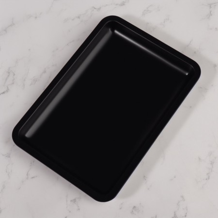 Cosmetic stainless stainless stainal stain, 18 × 12.5 × 1.5 cm, black color-2