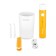 Irrigator KitFort KT-2957-4, portable, 320 ml, 3 modes, 2 nozzles, from battery, white/orange.