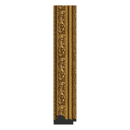 Mirror in the baguette frame, vignette aged gold 56 mm, 40x50 cm-2