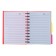Notepad on the crest A6, 100 sheets, line, plastic cover, with dividers, classic, mix