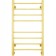 Water towels Domoterm "Cuba" P8, 400x800 mm, gold