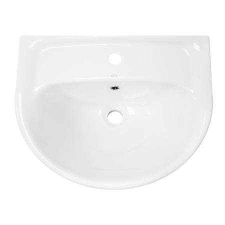 Sanita Sanita shell 55, with a hole for the mixer, white-1