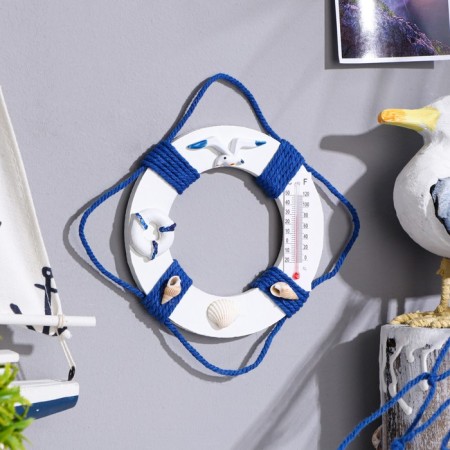Interior souvenir "Rescue Circle" with a thermometer 10*10cm