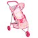 Stroller for dolls summer, three -wheel, metal frame, mix