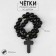 Parsing wooden "Orthodox" 29 beads with a cross, black color