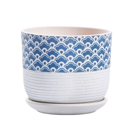 Flower Pot "Hockeyo" White, 1.73 liters-3