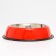 A bowl with a non -slip base is a rounded color with a pen, 710 ml, red