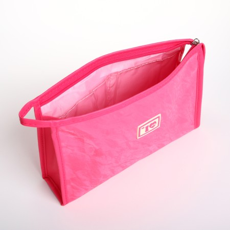 Lightning cosmetic bag, raspberry color-2