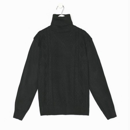 Sweater for a boy, black color, height 146-152 cm