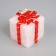 LED figure "White Gift" 8 cm, plastic, AG13x3 batteries, glow of multi (RGB)