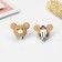Clips children's "chosen" bear, muzzle, brown color