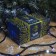 Garland “thread” 10 m, IP44, UMS, dark thread, 100 LED, white-blue glow, flashing, 220 V