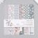 A set of scrapbooking paper 24 sheets 12 projects "pumpkins and flowers" 160 grams 15.2x15.2 cm