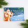 New Year. Block for entries with tear -off sheets in the postcard "Fulfillment of desires"
