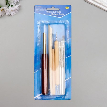 Tools for creativity Set 7 pcs wood, metal 14 cm 20.8x8 cm-2