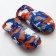Winter children's mittens minku "khaki", central orange, rr 15-16 (17*7 cm)