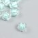 Plastic beads "Ball ribbed - inner color green" set 20 g 1.2x1.1 cm
