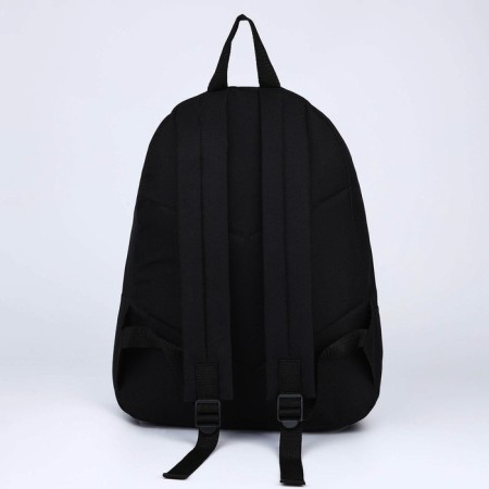 School textile "Ducks", with a pocket, black color-4