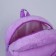 Baby backpack for a girl "Kitik", plush, purple color