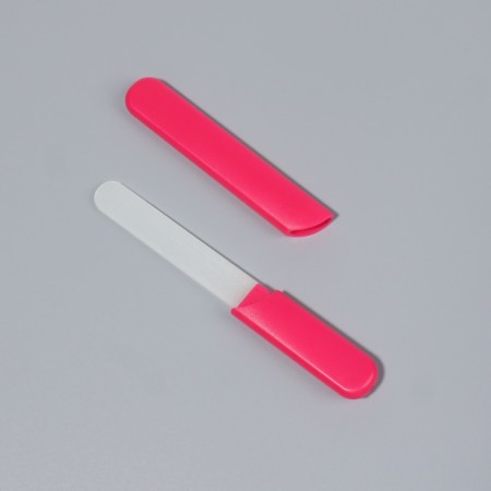 Glass glass 12.8cm case fuchsia Case packet QF-1