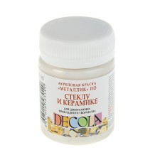 Decola glass paint and ceramics, 50 ml, Metall, silver, 4028966