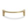 Cappio staple pen is a semicircle, aluminum, m/o 96 mm, color Sat. gold