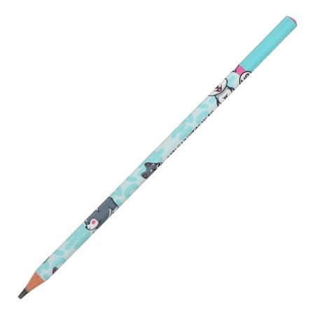 Pencil b/g design BrunovisConti Kawaii Animals. Puppy, circle, hb, 3mm-1