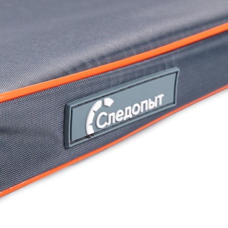 Layout on the seat of the rangers is soft, 95 cm, the color is gray-4