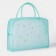 Lightning cosmetic bag, green color